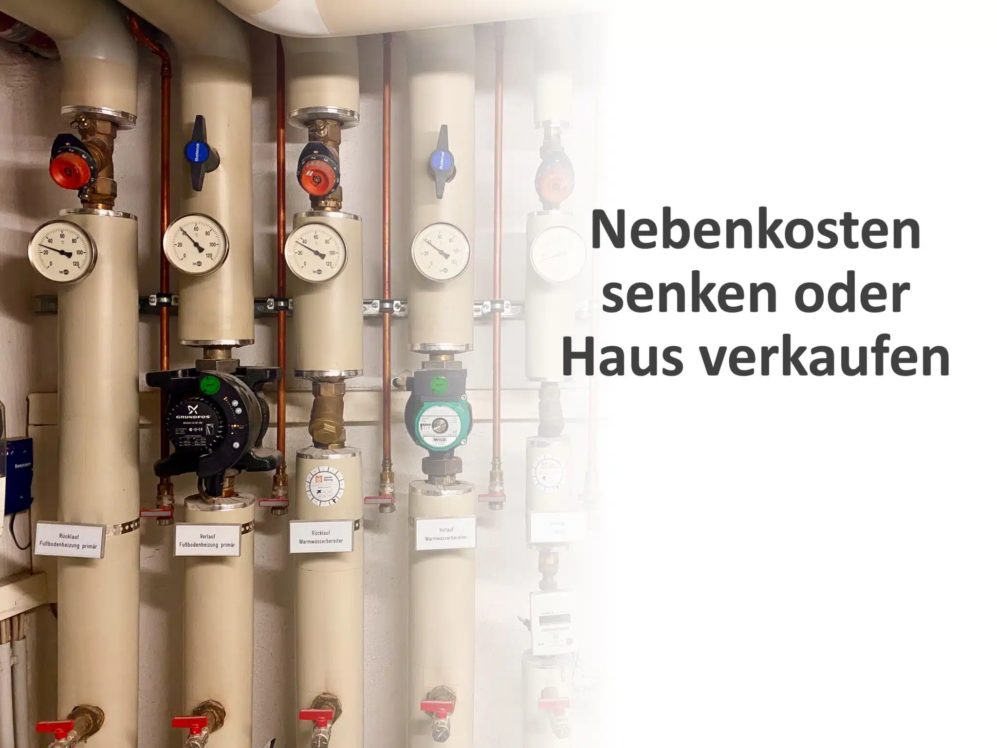 Kundenveranstaltung 'Nebenkosten senken oder Haus verkaufen'